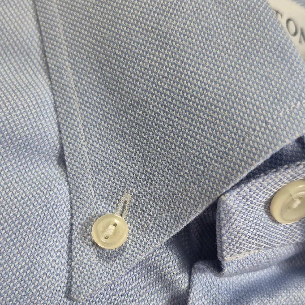 Eton Sky Blue Dress Shirt for Men - Picture 12 of 12